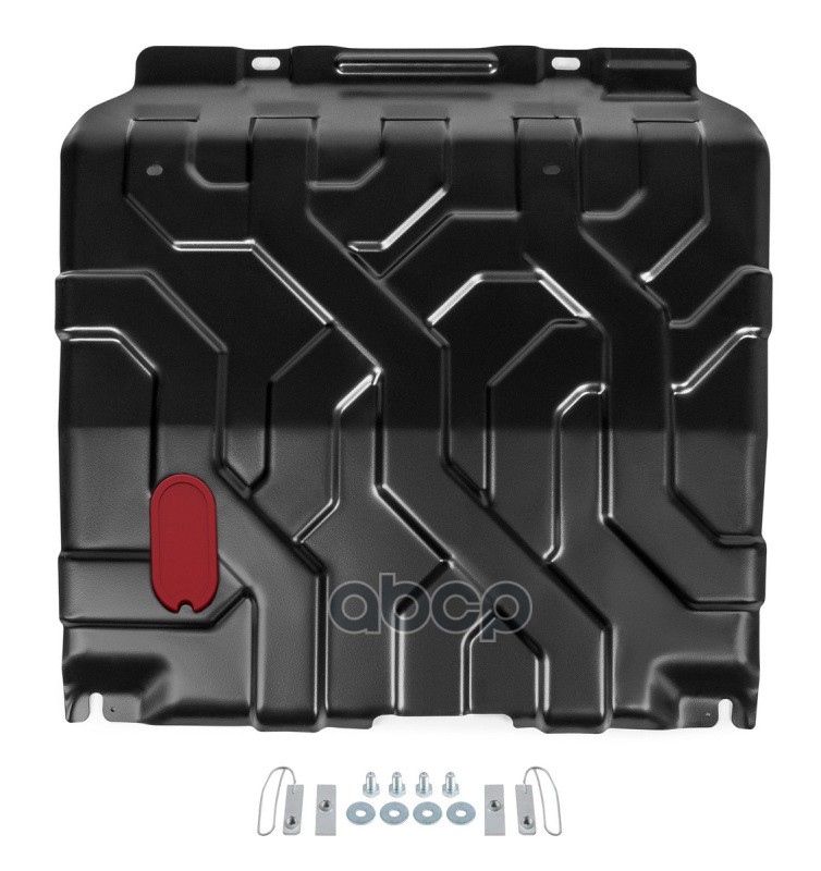 Защита картера + КПП + комплект крепежа, АвтоБроня, Сталь, Chevrolet Aveo 2008-2012, V - 1.2, 1.4/Ra АВТОБРОНЯ 111.01026.1 Ав...