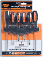 Набор отверток 6 предметов с круглым стержнем АвтоDело 30770 АвтоDело арт. 30770
