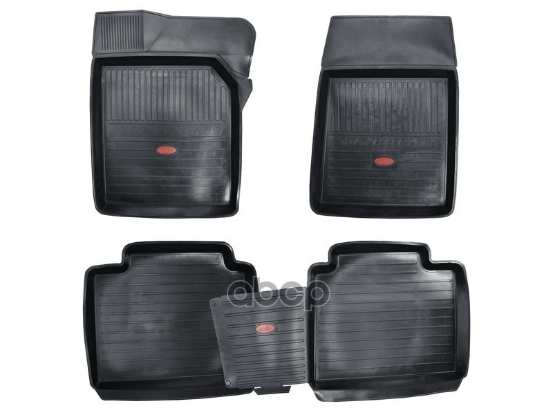 Коврики Салона Резина Черный Ваз 2101-07 Серия Вираж Агатэк A.000.04.k АгатэК арт. A.000.04.K