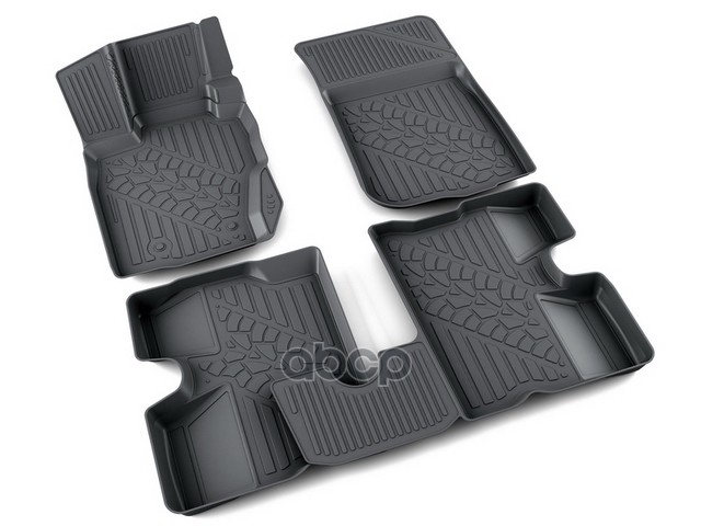 Коврики Салона Резина Черный Renault Duster (Hsa/M_) 2010-2015 4Wd 3D Агатэк A.003.191.pl АгатэК арт. A.003.191.PL