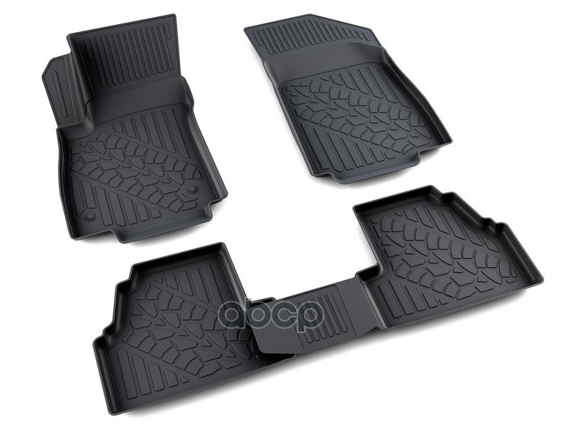 Коврики Салона Полиуретан Черный Opel Mokka 2012- 3D Агатэк A.003.202.pl АгатэК арт. A.003.202.PL