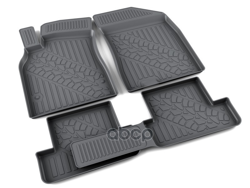 Коврики Салона Полиуретан Черный Renault Megan Ii Хэтчбек 2002-2009 Агатэк A.003.26.pl АгатэК арт. A.003.26.PL