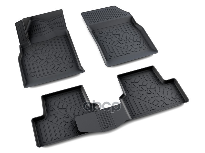 Коврики Салона Полиуретан Черный Opel Astra J 2009- 3D Агатэк A.003.42.pl АгатэК арт. A.003.42.PL