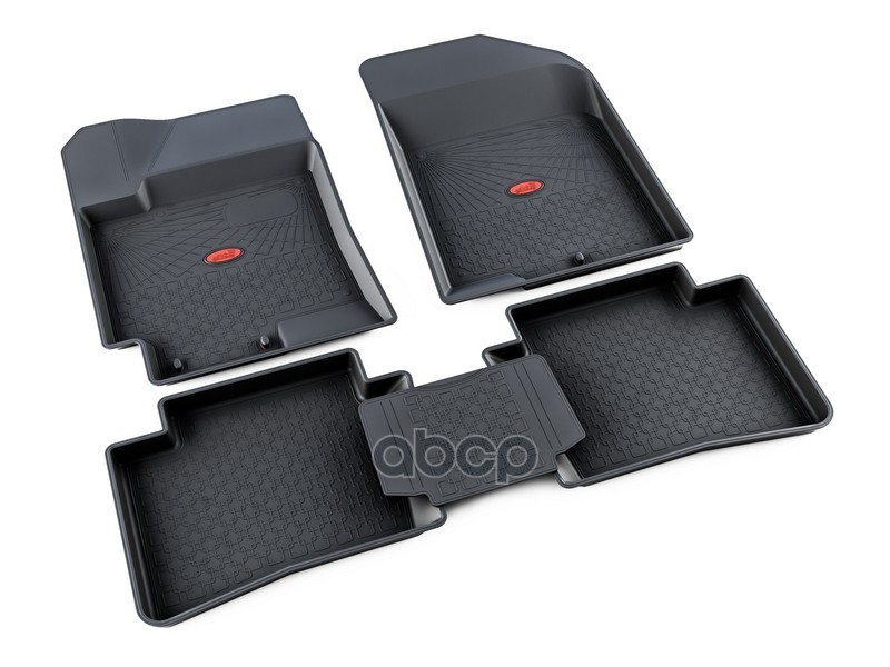 Коврики Салона Резина Черный Kia Rio Седан Iv Fb 2017- Агатэк A.003.711.k АгатэК арт. A.003.711.K