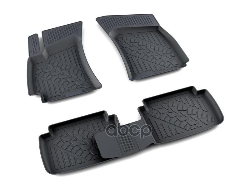 Коврики Салона Полиуретан Черный Chevrolet Lanos Седан, Хэтчбек 2005- Агатэк A.005.01.pl АгатэК арт. A.005.01.PL