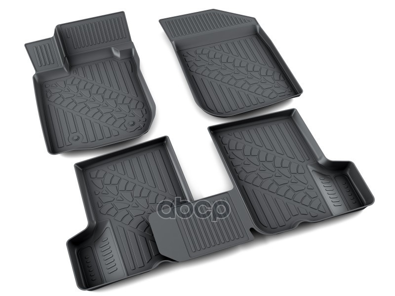 Коврики Салона Резина Черный Renault Logan Седан, Универсал Ii 2013- 3D Агатэк A.005.0813.pl АгатэК арт. A.005.0813.PL