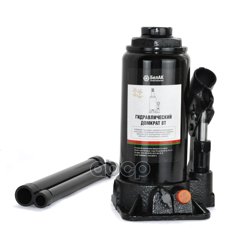 Домкрат 8 тонн (TUV, 2 клапана) БелАК БелАК арт. БАК00031