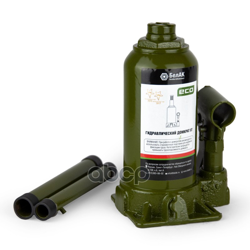 Домкрат гидравлический 8т картон.упак. (серия ECO) БелАК арт. БАК70016