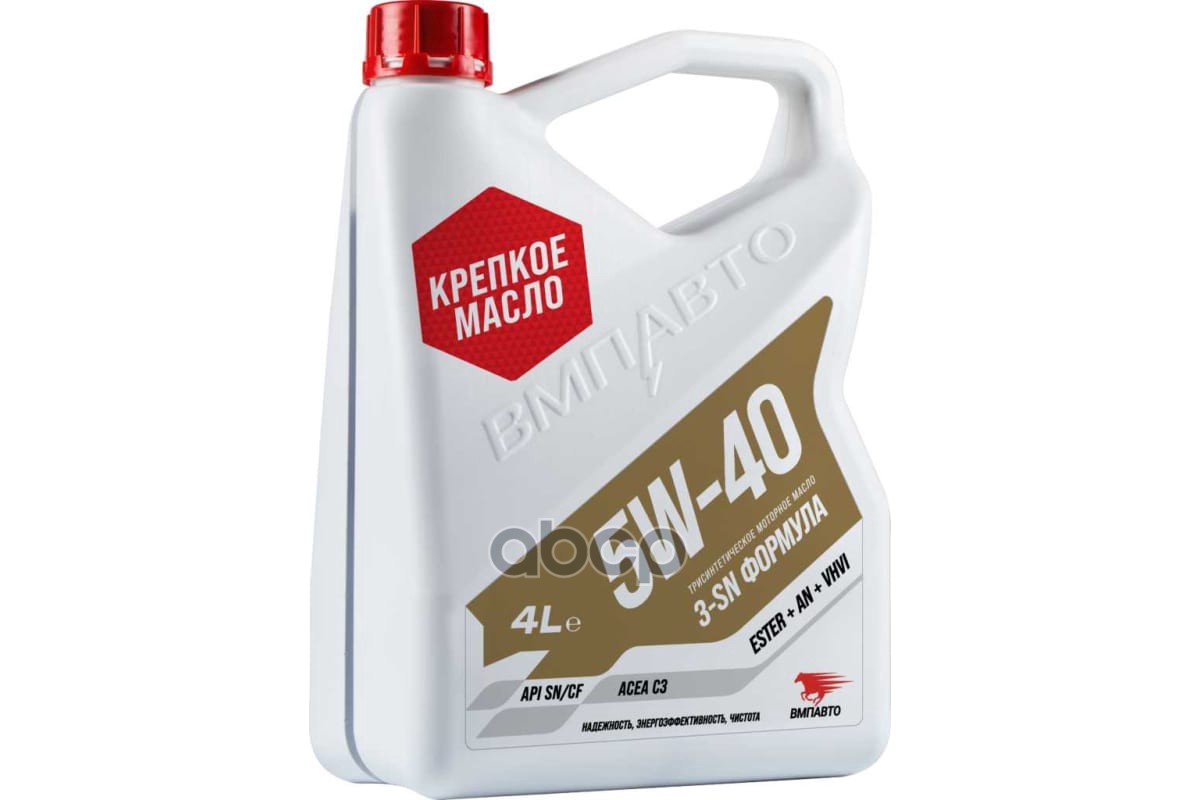 ВМПАВТО Масло моторное синтетическое 3-SN 5W40 SN/CF, C3 4л