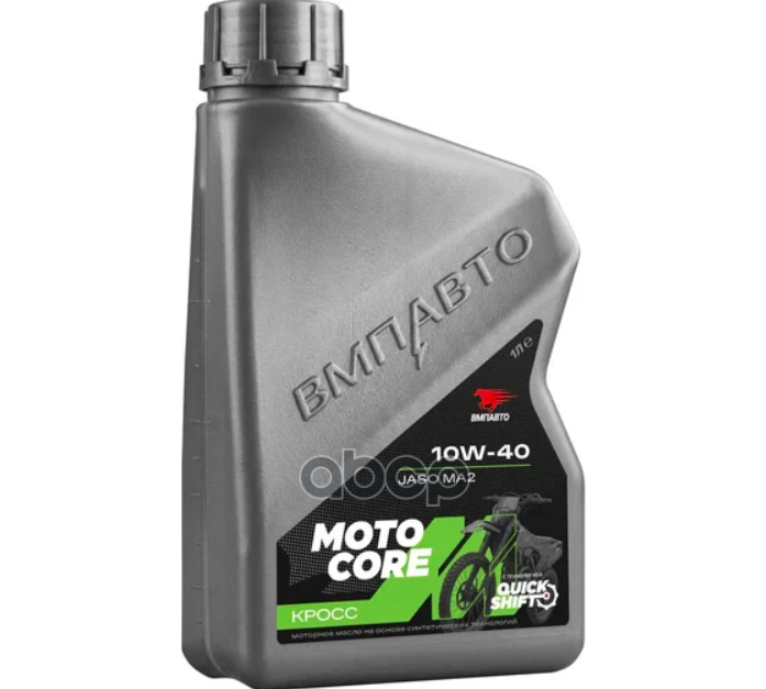 Моторное масло для мото MOTO CORE КРОСС 4Т 10w-40 SL МА2 канистра 1л. ВМПАВТО арт. 9343