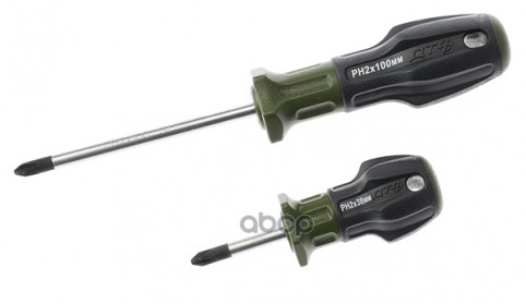 Отвертка крестовая трехкомпонентная РН3*200мм Дело Техники арт. 722038