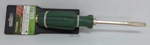 Отвертка шлицевая усиленная шлиц 6х0 9х100 мм ДТ120/6 Дело Техники арт. 731306