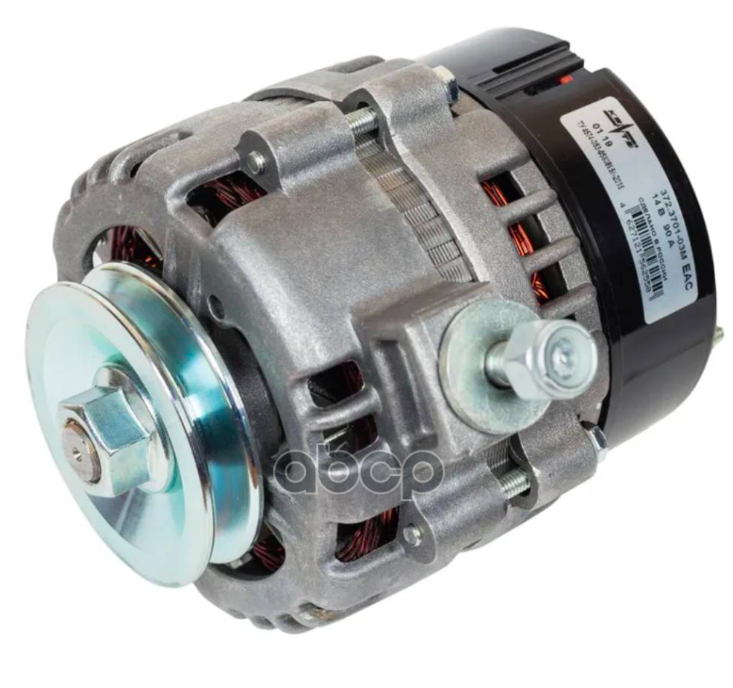 Генератор Для А/М Ваз 2104-09/ 2121 Инж. (90 А) Кзатэ 372370103М КЗАТЭ арт. 372370103М