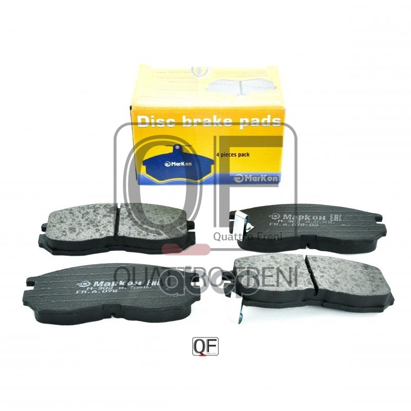 Колодки тормозные дисковые к-т с мех. индикатором износа Mitsubishi  Proton  Hyundai МарКон арт. 07802155