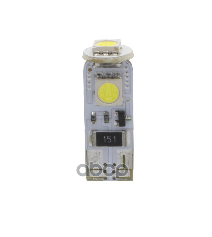 Лампа Светодиодная Сигнальная W5w W2.1x9.5d Super White 12V Цена За Комплект Маяк арт. 12T10CAN012BL