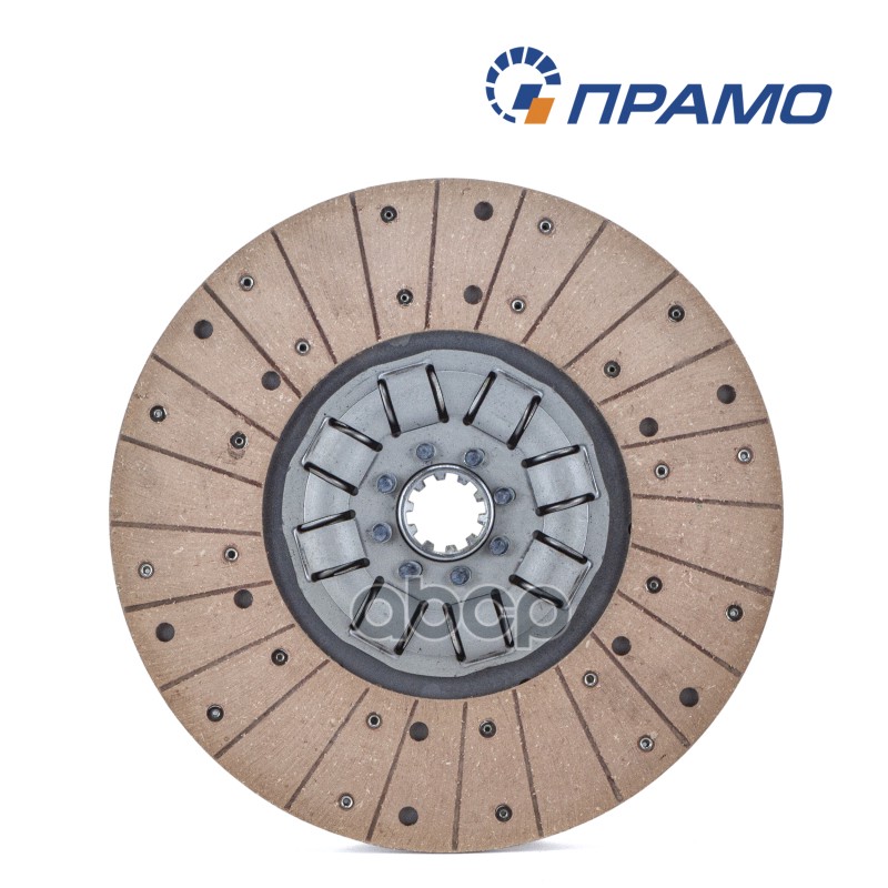 Диск сцепления ведомый усиленный с формированной накладкой ГАЗ-53,3307,66, паз, кавз Прамо 53-1601130-01Ф Прамо арт. 53-16011...