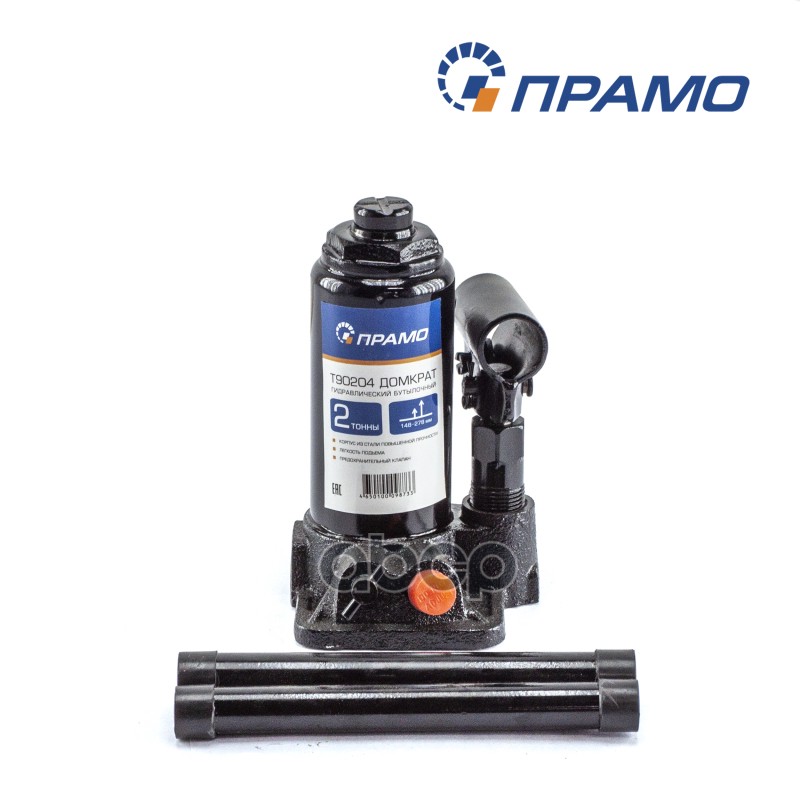 Домкрат гидр. бут. 2т, в кейсе, 148-278 мм Прамо T90204S Прамо арт. T90204S