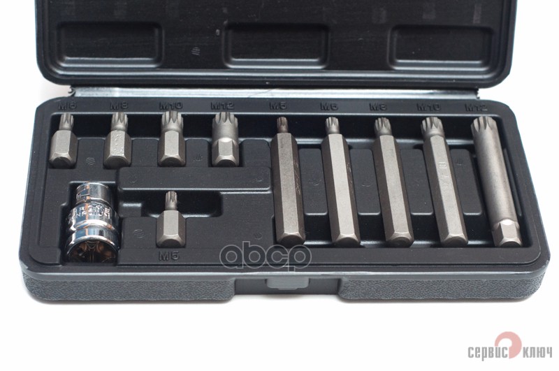 Набор бит (11 предмет) М512 сплайн Сервис ключ 76441 СЕРВИС КЛЮЧ арт. 76441