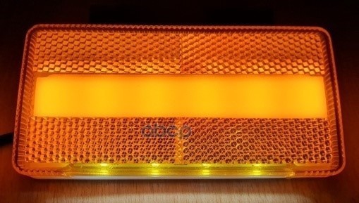 Фонарь Габаритный 143 Желтый С Неоновым Маркерным Светом И С Нижней Белой Подсветкой 24V(С Кроншт) ТехАвтоСвет арт. 14300