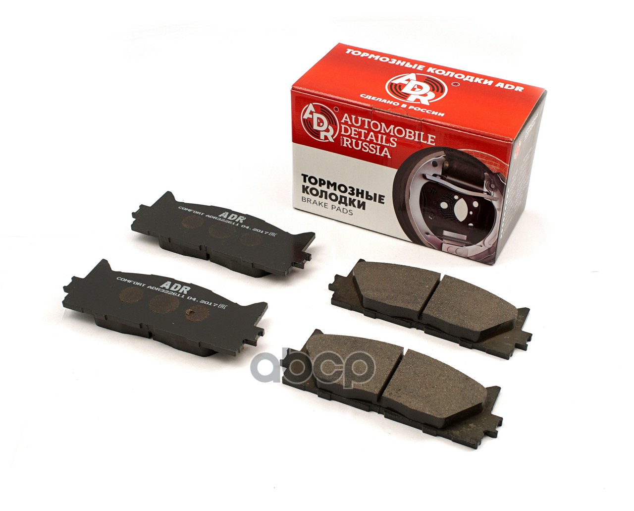 Колодки тормозные передние с отверстиями TOYOTA Camry XV40 2.4 - VVT (V50) 2.5 OEM 0446533440 ADR322611 ADR арт. ADR322611