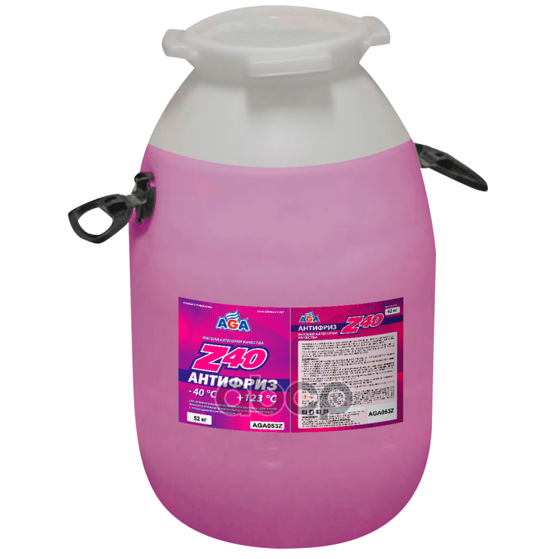 Антифриз  готовый к применению  красный  -40С 52 кг  AGA-Z40  PREMIX AGA арт. aga053z