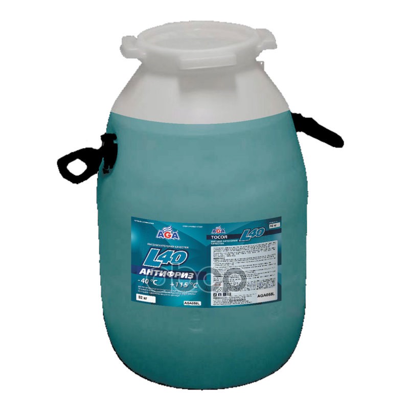 Тосол AGA-L40  готовый к применению  сине-зеленый  52 кг AGA TOSOL AGA-L40  PREMIX AGA арт. aga058l