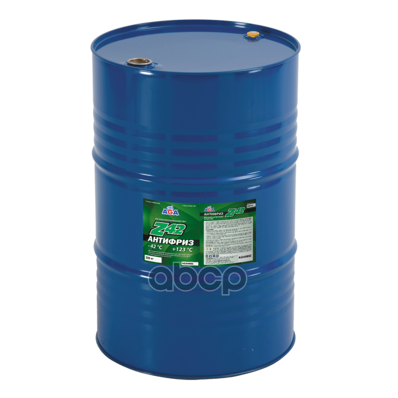 Антифриз  готовый к применению  зеленый  -42С 220 кг  AGA-Z42  PREMIX AGA арт. aga065z