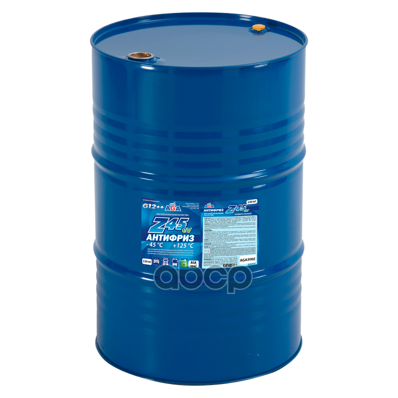 Антифриз готовый к применению синий -45С 220 кг AGA-Z45ev PREMIX AGA арт. aga309z
