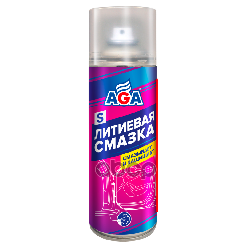 Литиевая смазка AGA   520 мл AGA арт. aga853s
