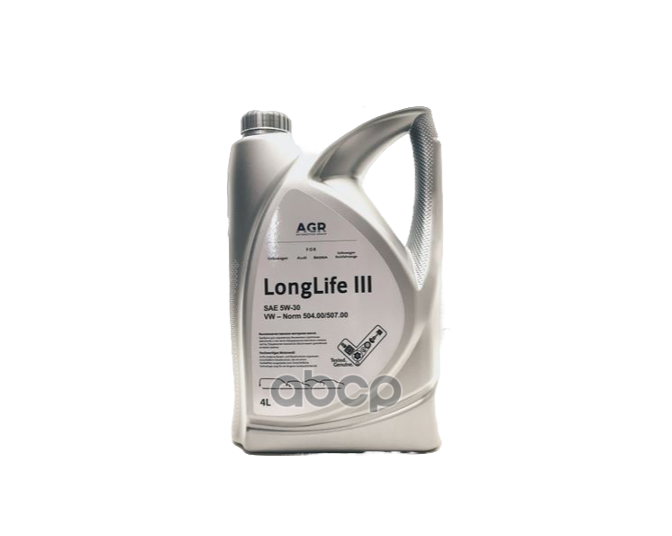 AGR Масло моторное AGR Longlife III 5W-30 синтетическое 4 л G S52195M4