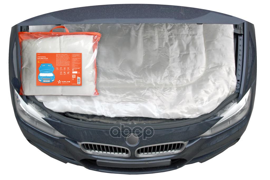 Утеплитель для двигателя, стеклоткань (210г/м2), цвет белый, 130*90см (ACC-01) AIRLINE арт. ACC01