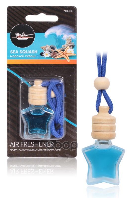 Ароматизатор подвесной бутылочка Star морской сквош  (AFBU208) AIRLINE арт. AFBU208