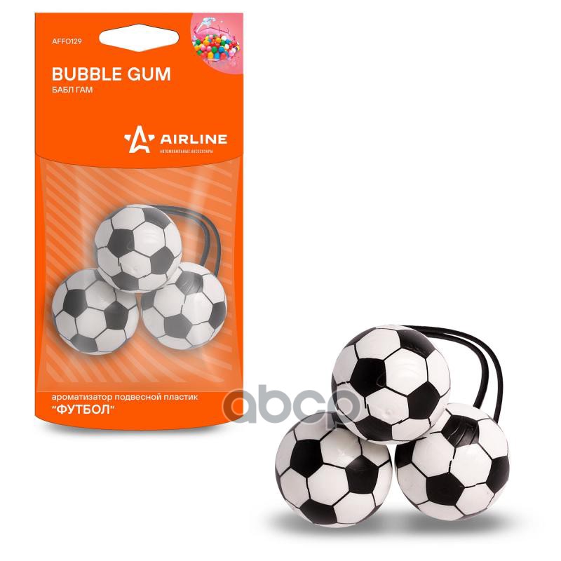 Ароматизатор подвесной Футбол бабл гам (AFFO129) AIRLINE арт. AFFO129