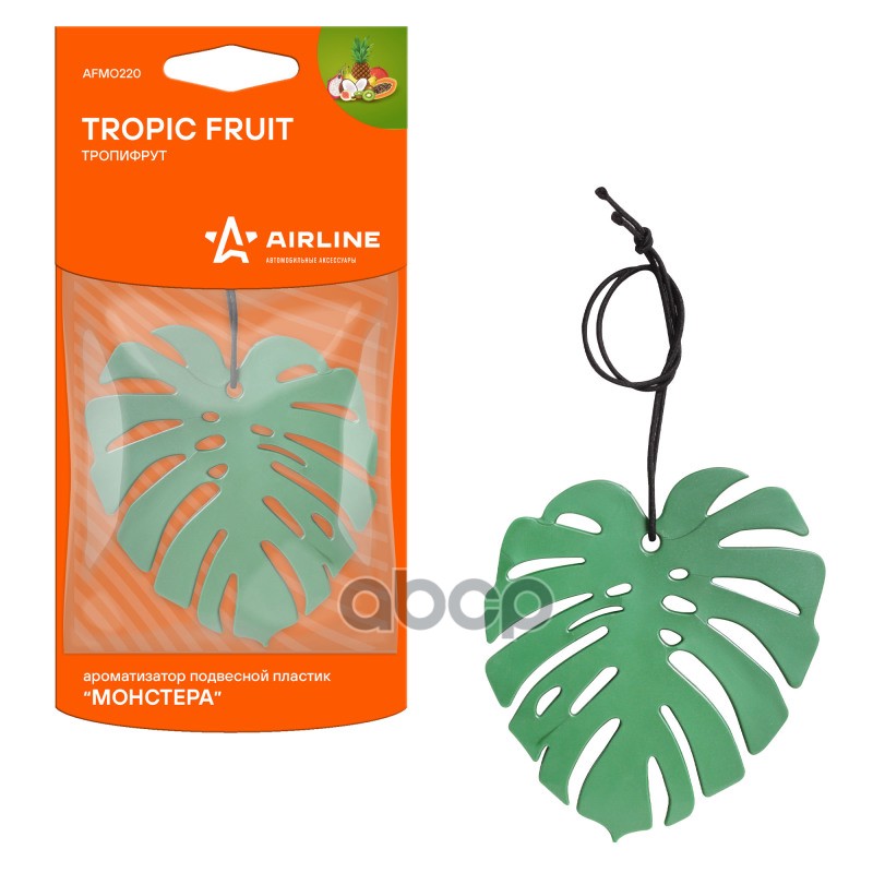 Ароматизатор Подвесной Пластик Монстера Тропифрут (Afmo220) AIRLINE арт. afmo220