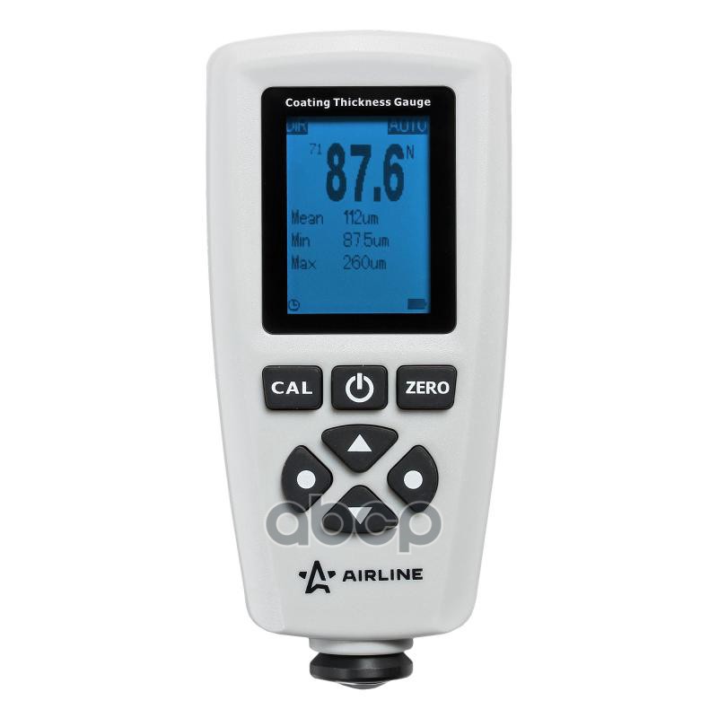 Толщиномер лакокрасочного покрытия PRO  непрерывн.измерение  черн./цвет. металлы  в кейсе (AKAA002) AIRLINE арт. akaa002