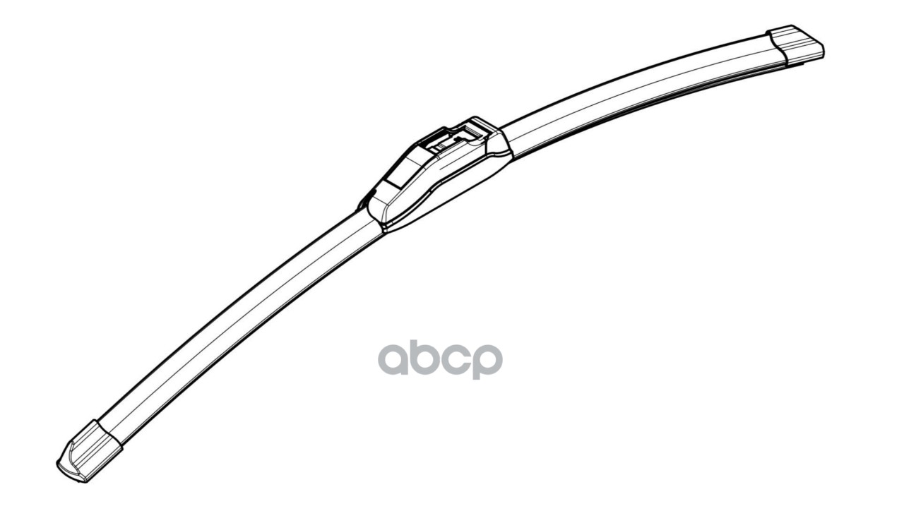 Щетка стеклоочистителя бескаркасная PLUS 380мм (15) 1 адптр (Hook 9x3, 9x4/Крючок 9x3, 9x4) (AWBBN3 AIRLINE арт. AWBBN380