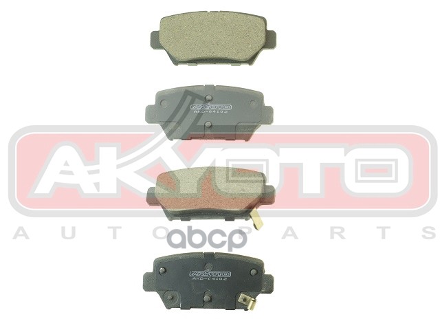 Колодки Тормозные Дисковые, Задние AKYOTO арт. AKD04102