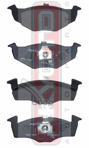КОЛОДКИ ТОРМОЗНЫЕ ПЕРЕДНИЕ AKD1057 AKYOTO арт. AKD1057
