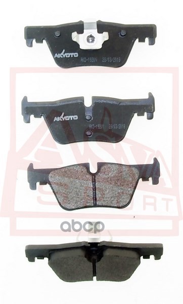 Колодки тормозные дисковые зад AKYOTO арт. AKD19201