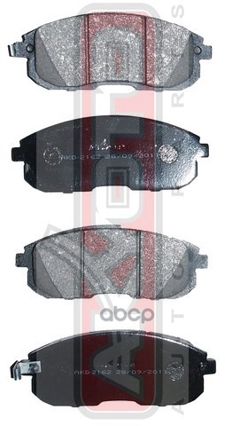 Колодки Тормозные Дисковые Передние Akd2162 AKYOTO арт. AKD2162