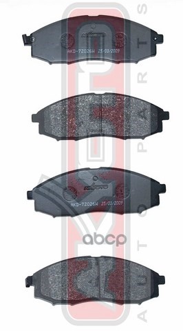 Колодки Тормозные Дисковые Перед AKYOTO арт. AKD7Z026