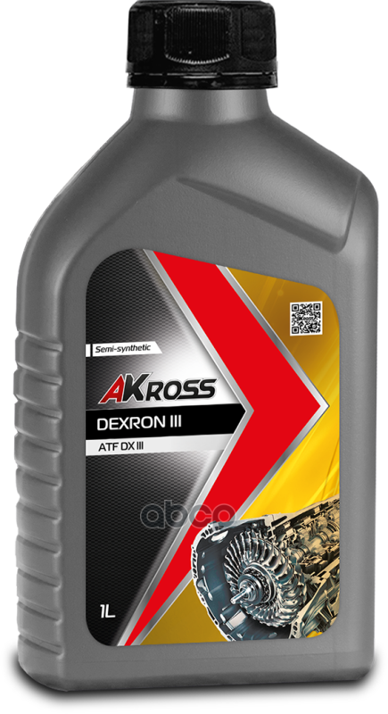Трансмиссионное масло AKross ATF Dexron III  1 л AKross арт. aks0001atf