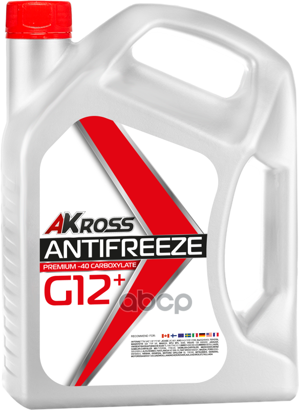 Антифриз Akross Premium G12+ 9 7 Кг AKross арт. aks0003g12