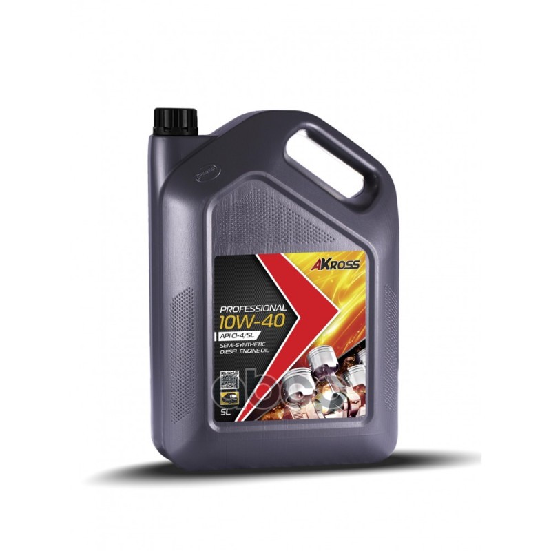 AKross Моторное масло AKross 10W-40 Professional CI-4/SL 5 л (дизель)