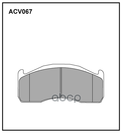 Колодки Тормозные Дисковые Wva (29151) Hcv ALLIED NIPPON арт. ACV067KHD