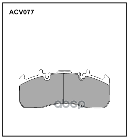 Колодки Тормозные Дисковые Wva (29173) Hcv ALLIED NIPPON арт. ACV077K