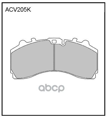 Колодки Тормозные Дисковые Wva (29246) Hcv ALLIED NIPPON арт. ACV205K