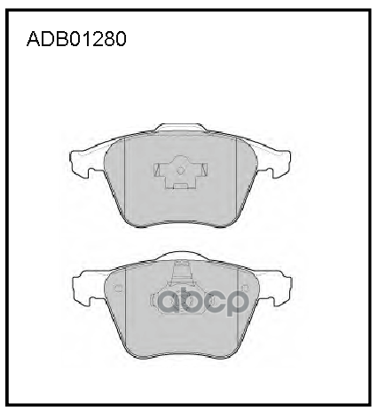 Колодки тормозные передние Volvo XC90 I 02-14 ALLIED NIPPON арт. adb01280