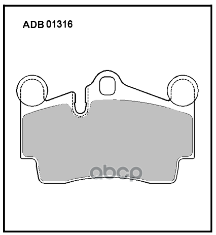 Колодки торм. задние vw audi porsche q7(4lb)3.0 tfsi guattro  porsche cayenne(9pa) 3.6  touareg (7la ALLIED NIPPON арт. adb01316