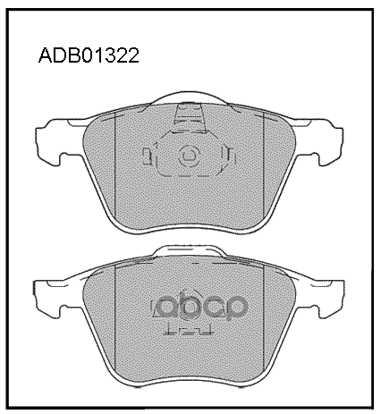Колодки тормозные передние Volvo S60 I  S80 I  V70 I  II  XC90 ALLIED NIPPON арт. adb01322